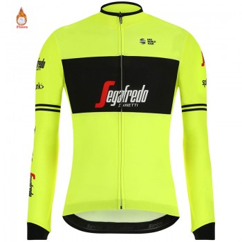 TREKKING SEGAFREDO 2019 Winter Thermal Fleece Warm Cycling Jersey Set Thermal Cycling Clothing Mtb Riding Apparel Ropa Ciclismo