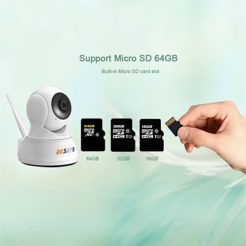 BESDER HD 720P Home Security IP Camera Two Way Audio Wireless Mini Camera 1MP Night Vision CCTV WiFi Camera Baby Monitor iCsee