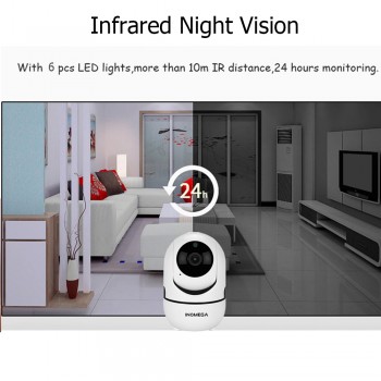 INQMEGA 1080P Cloud Wireless IP Camera Intelligent Auto Tracking Of Human Mini  Wifi Cam Home Security Surveillance CCTV Network