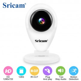 Sricam SP009 HD 720P Mini Wifi IP Camera Wireless P2P Baby Monitor Network CCTV Security Camera with IR-cut Two Way Audio