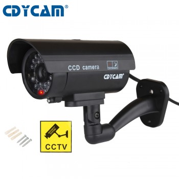 Waterproof Dummy Fake CCTV Camera With Flashing LED For Outdoor or Indoor Realistic Looking fake Camera for Security