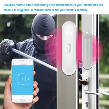 NEO Home Door/Window Detector WiFi App Notification Alerts Battery Operated Home Security Sensor