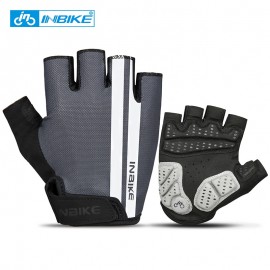 INBIKE Men Women Fitness Gloves Cycling Gloves Half Finger Gel Pad Motorcycle MTB Road Bike Gloves Sports Bicycle Gloves MH319