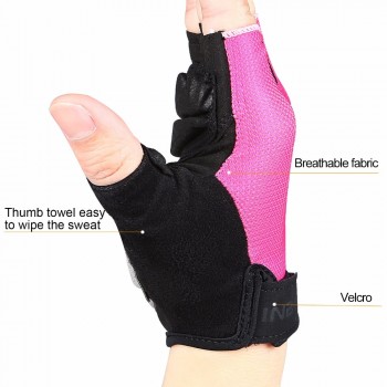 INBIKE Men Women Fitness Gloves Cycling Gloves Half Finger Gel Pad Motorcycle MTB Road Bike Gloves Sports Bicycle Gloves MH319