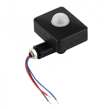 High Quality Automatic 10MM 12MM AC 85-265V Security PIR Infrared Motion Sensor Detector Wall LED Light Outdoor 160 Degrees