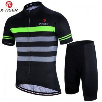 X-TIGER Cycling Jersey Set Quick Dry Cycling Sets Ropa Ciclismo Breathable Pro Bicycle Clothing Summer Cycling Sportwears 2019