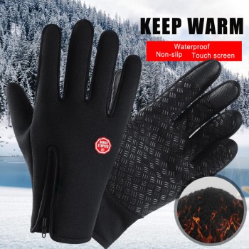 Pro Winter Waterproof Cycling Gloves Fingers Touch Screen Bike Gloves Windproof Sport MTB Road Full Finger Bicycle Gloves