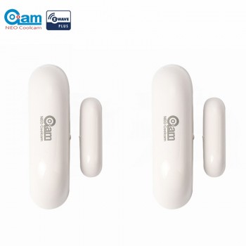 NEO COOLCAM NAS-DS01Z 2PCS/LOT Z-wave Door Window Sensor Compatible with Z wave 300 500 series Magnet Lock Door Sensor Alarm