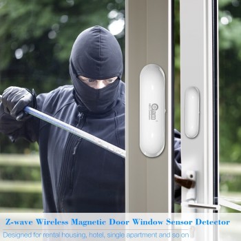 NEO COOLCAM NAS-DS01Z 2PCS/LOT Z-wave Door Window Sensor Compatible with Z wave 300 500 series Magnet Lock Door Sensor Alarm