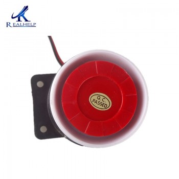 Redamp;Black Mini Wired 72mm Cable 120dB Loudly Siren Horn for Home Security Sound Alarm System DC12V 24V 5V Protection for Home