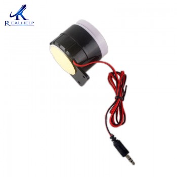 Redamp;Black Mini Wired 72mm Cable 120dB Loudly Siren Horn for Home Security Sound Alarm System DC12V 24V 5V Protection for Home