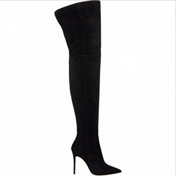 EIOUPI spring autumn winter snow boots nubuck suede flock women over the knee thigh high boot Odfa0436