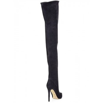 EIOUPI spring autumn winter snow boots nubuck suede flock women over the knee thigh high boot Odfa0436