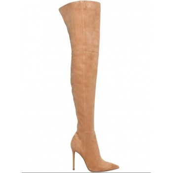 EIOUPI spring autumn winter snow boots nubuck suede flock women over the knee thigh high boot Odfa0436