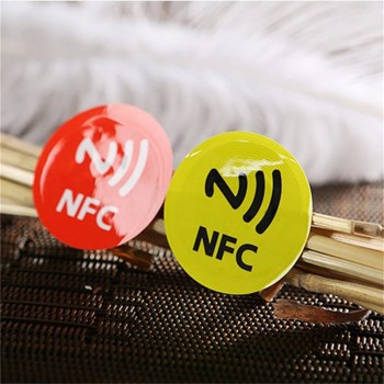 (6pcs/lot ) NFC Tags Stickers NTAG213 NFC tags RFID adhesive label sticker Universal Lable Ntag213 RFID Tag for all NFC Phones