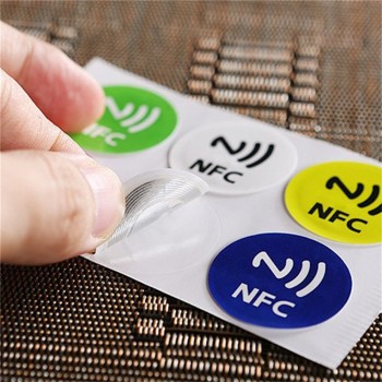 (6pcs/lot ) NFC Tags Stickers NTAG213 NFC tags RFID adhesive label sticker Universal Lable Ntag213 RFID Tag for all NFC Phones