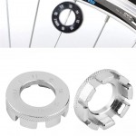 Bicycle spoke wrench tool 8 Way Spoke Nipple Key Bike Cycling Wheel Rim Spanner Wrench Repair Tool Accessories #2M30
