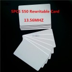 5Pcs/lot 13.5MHZ UID Changeable MF S50 1K NFC Card MF1 S50 Clone Copy Back door Rewritable Blank RFID Card Chinese Magic Card