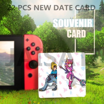 Newest 22 pcs NTAG215 Zelda NFC Card 20 Heart Wolf Revali Mipha Daruk Urbosa For Game the Legend of Breath of the wild NS Switch
