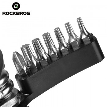 ROCKBROS 16 in 1 Bicycle Tools Sets Mountain Bike Bicycle Multi Repair Tool Kit Hex Spoke Wrench Mountain Cycle Screwdriver Tool