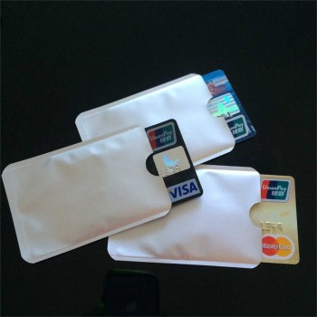 OWGYML 10pcs/set RFID Shielded Sleeve Card Blocking 13.56mhz IC card Protection NFC security card prevent unauthorized scanning