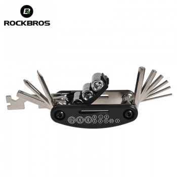 ROCKBROS 16 in 1 Multifunction Bicycle Repair Tools Kit Hex Spoke Cycling Screwdriver Tool MTB Mountain Cycling Bike Repair Tool