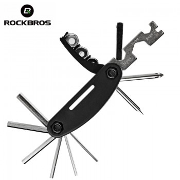 ROCKBROS 16 in 1 Multifunction Bicycle Repair Tools Kit Hex Spoke Cycling Screwdriver Tool MTB Mountain Cycling Bike Repair Tool