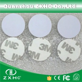 (10pcs) RFID 125KHz 25mm T5577 Sticker Rewritable Adhesive Coin Cards Tag For Copy Round Shape PVC Material
