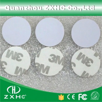 (10pcs) RFID 125KHz 25mm T5577 Sticker Rewritable Adhesive Coin Cards Tag For Copy Round Shape PVC Material