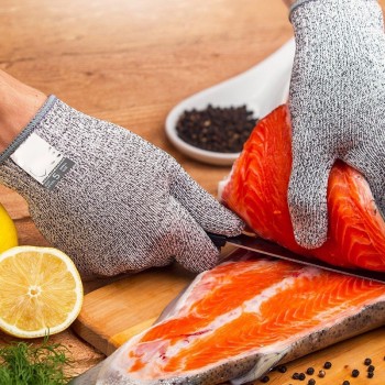 Anti-cut Gloves Safety Cut Proof Stab Resistant Stainless Steel Wire Metal Mesh Kitchen Butcher Cut-Resistant Safety Gloves