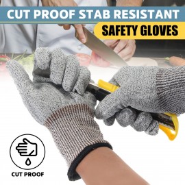 Safety Cut Proof Stab Resistant Stainless Steel Wire Metal Mesh Butcher Gloves Cut-Resistant Safety Gloves