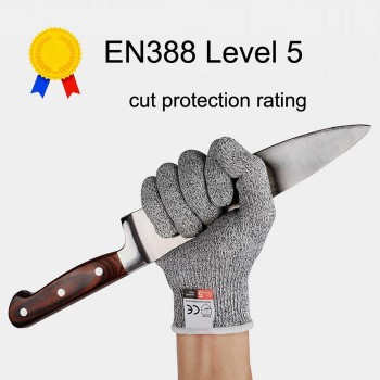 Woodworking Safety Cut Resistant Protective Kitchen Wire Anti Cutting Gloves