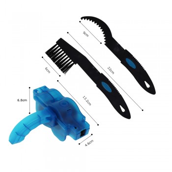 Cycling Bike Bicycle Chain Wheel Wash Cleaner Tool Cleaning Brushes Scrubber Set Clean Repair tools