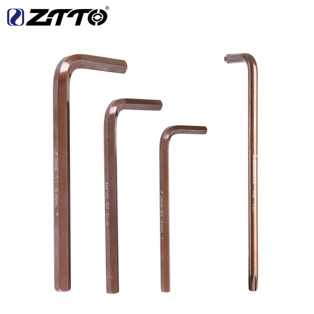 ZTTO Bicycle Repair Tools 4mm Hex Key Wrench 5mm Allen Key  6mm Hexwrench Sets Torx  T25 Tool Set
