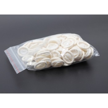 50pcs Disposable Anti Static Rubber Latex Finger Cots Eyebrow Extension Gloves Practical Off Eyelash Extension Tool Accessories