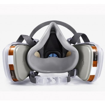 3M 6200 Half Face Painting Spraying Respirator Gas Mask  17 In 1 Suit Safety Work Filter Dust Mask