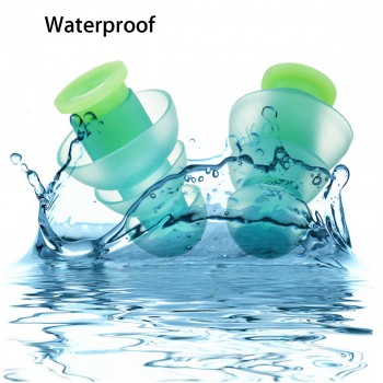 Safurance 1 Pair Noise Cancelling Hearing Protection Earplugs For Concerts Musician Motorcycles Reusable Silicone Ear plugs