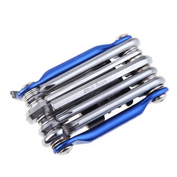 15 In 1 Bike Tools Bicycle Repairing Set Bike Repair Tool Kit Wrench Screwdriver Chain Carbon steel bicycle Multifunction Tool