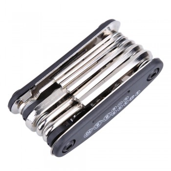 15 In 1 Bike Tools Bicycle Repairing Set Bike Repair Tool Kit Wrench Screwdriver Chain Carbon steel bicycle Multifunction Tool