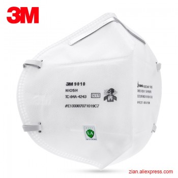 3M 9010 N95 dust Masks 50pcs/Lot Anti dust static Flu H1N1 Protective Mask Certified Safety Mask EfficientFilter respirator