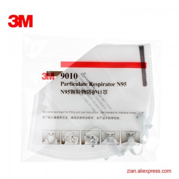 3M 9010 N95 dust Masks 50pcs/Lot Anti dust static Flu H1N1 Protective Mask Certified Safety Mask EfficientFilter respirator