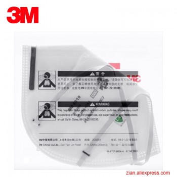 3M 9010 N95 dust Masks 50pcs/Lot Anti dust static Flu H1N1 Protective Mask Certified Safety Mask EfficientFilter respirator