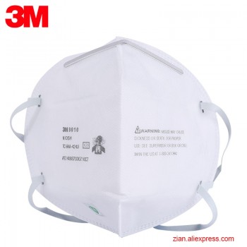 3M 9010 N95 dust Masks 50pcs/Lot Anti dust static Flu H1N1 Protective Mask Certified Safety Mask EfficientFilter respirator