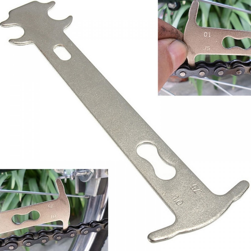 New Bicycle Chain Wear Indicator Checker Mountain Road Bike MTB Chains Gauge Measurement Ruler Cycling Replacement Repair Tool