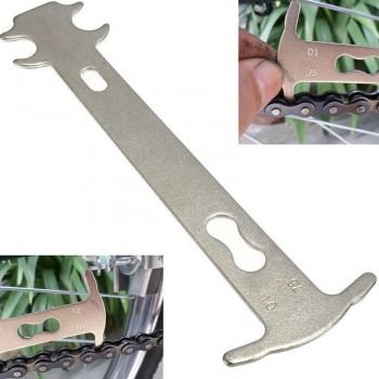New Bicycle Chain Wear Indicator Checker Mountain Road Bike MTB Chains Gauge Measurement Ruler Cycling Replacement Repair Tool