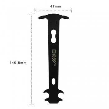 Bicycle Chain Measuring Ruler Chain Rivet Remover Black Chain Wear Tester Bicycle Repair Tools For Mountain Road Bike #271259