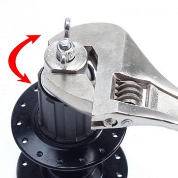Catazer Stainless Steel Bicycle Hub Cassette Body Disassembly Tool With Sleeve Mountain Bike Road Bicycle Hub Remover Repair