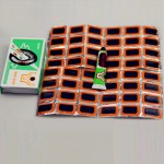 48 Pcs+1 Glue High Quality Round Bicycle Bike Tire Tyre Rubber Patch Piece Cycling Puncture Repair Tools Kits