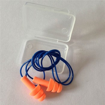 New Waterproof Soft Silicone Corded Ear Plugs Travel Sleep Noise Prevention Earplugs Noise Reduction Swimming Earplugs Earmuff