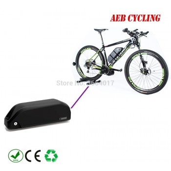Free shipping jumbo shark polly-2 down tube ebike battery case DP-6 70 Pcs 18650 cells ebike battery case for fat tire bike